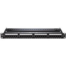 پچ پنل بدون شیلد 24 پورت دی لینک مدل NPP-C61BLK241 D-Link NPP-C61BLK241 Cat6 UTP Keystone 24 Port Patch Panel